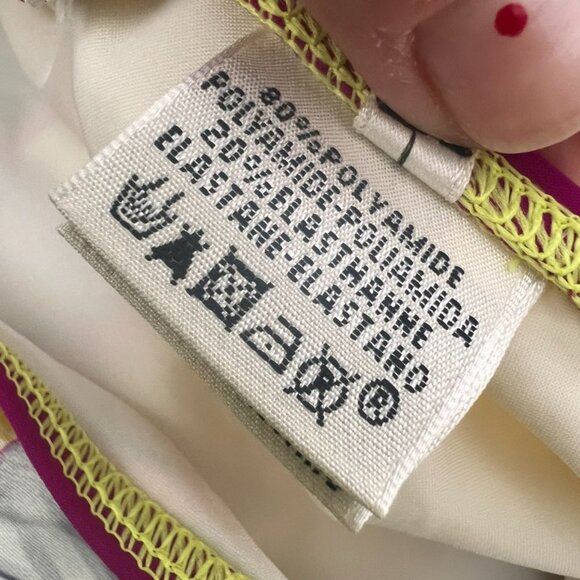 Hermes yellow chain print one piece bathing suit size 40 - Picture 6 of 7